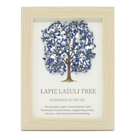Cuadro de Piedras Preciosas - Árbol de la Vida - Lapiz (20 x 14,7 x 1 cm)