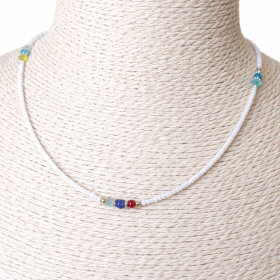 Collar Nepalés de Gemas Extra Finas - Perla y Cuentas Cortadas