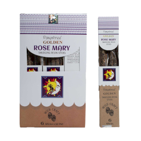 12x Varillas de Resina de romero dorado (30 g, paquete de 6)