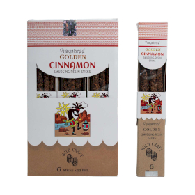 12x Varillas de Resina de canela dorada  (30 g, paquete de 6)