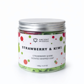 3x Jabón Cremoso -  Fresa & Kiwi – 120 g