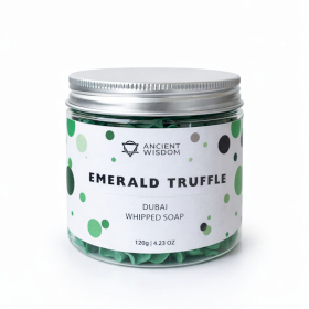 3x Jabón Cremoso -  Dubaï – Trufa Esmeralda – 120 g