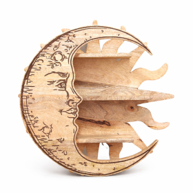 Estante de Pared de 3 niveles Rayos de Sol y Luna