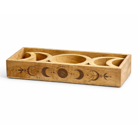 Bandeja para Tarot - Fases lunares con Soporte para Cartas