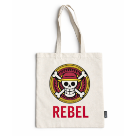 10x Bolso Tote Básico Icónico  - REBEL- (40x36cm) - Natural 4oz