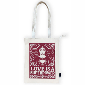 5x Bolso Tote Básico Icónico - Diseño 1 (42x30cm) - Natural 10oz