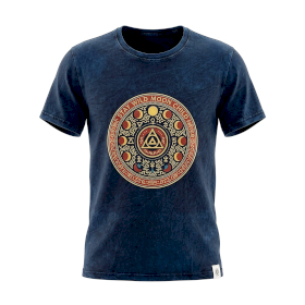 Camiseta Nomad Sari Pequeña - Mantente Salvaje Niña de la Luna - Azul