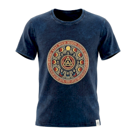Camiseta Nomad Sari Mediana - Mantente Salvaje Niña de la Luna - Azul