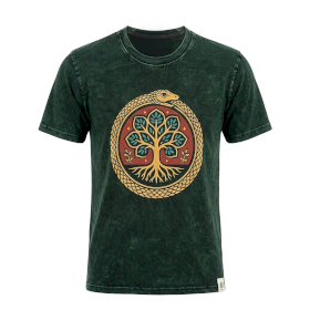 Camiseta Nomad Sari Pequeña - Árbol de la Vida - Verde