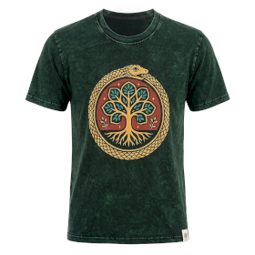 Camiseta Nomad Sari Grande - Árbol de la Vida - Verde