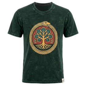 Camiseta Nomad Sari XL - Árbol de la Vida - Verde