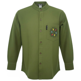 XXL - Camisa Kathmandu Nomad Sari - Verde Bosque