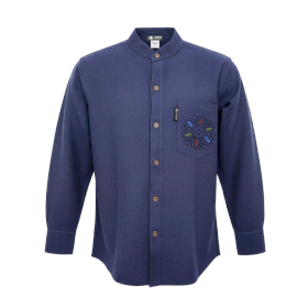 M - Camisa Kathmandu Nomad Sari - Índigo