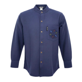 L - Camisa Kathmandu Nomad Sari - Índigo