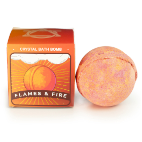 3x Bomba de baño de cristal - Fuego