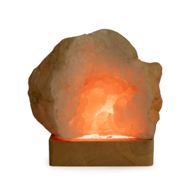 3x Base LED USB Cuadrada de Madera de 8 cm - Multicolor