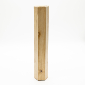 Palo de lluvia de madera de teca - 50 cm (3 minutos)