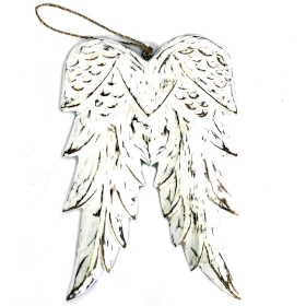 Doble alas de ángel hechas a mano - 31cm