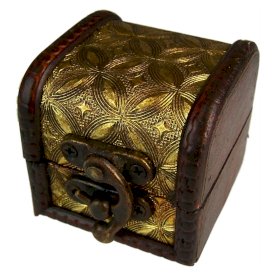 6x Pq Caja Colonial - Oro