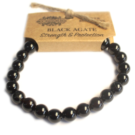 4x Pulsera de Energía - Ágata negra