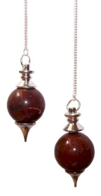 3x Sphere Pendulums - Red Jasper