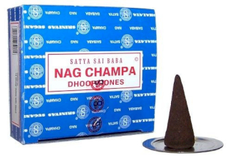 12x Incienso Nag Champa Dhoop Conos