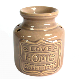 4x Lrg Quemador de aceite - Gris - Love Home Sweet Home