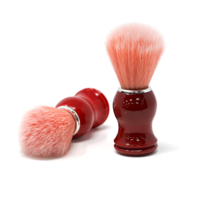 6x Brocha de afeitar elegante - rosa