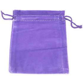 25x Bolsa de Terciopelo de Calidad - Morado 10x12cm