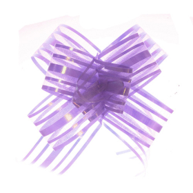 20x Lazo de Organza - Morada (pack de 10)