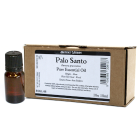 10x Palo Santo Aceite Esencial-10ml - Sin Etiqueta