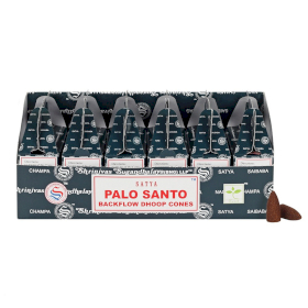 6x Conos Dhoop de reflujo Satya - Palo Santo (24und)