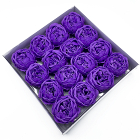 16x Flor de jabón artesanal - Ext Large Peony - Lavanda