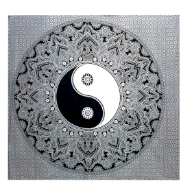 B&N Colcha Dolble Algodón + Pared - Ying yang