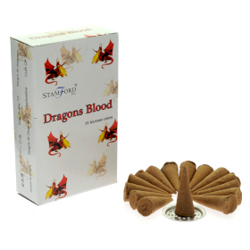 12x Conos de incienso de Dragones de sangre de Dragones