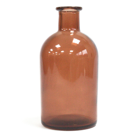 6x 250 ml Botella de lujo cuadrada y tapa difusora - Ambar