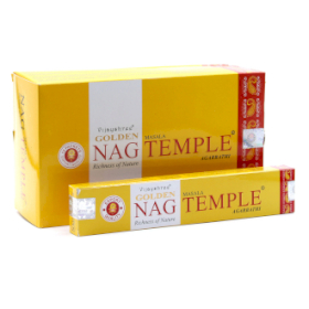 12x 15g Golden Nag - Incienso de templo