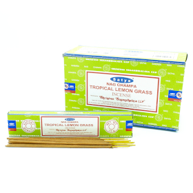 12x Varillas de Incienso Satya 15g - Tropical Lemongrass