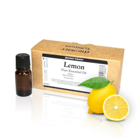 10x 10ml Aceite esencial sin etiqueta limón