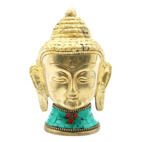 Figura de Buda de Latón - Cabeza  Gr- 11.5 cm