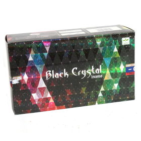12x Incienso Satya Black Crystal Incense - 15g