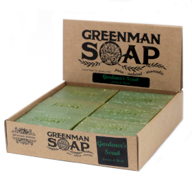 12x Jabones Greenman 100g - Exfoliante de jardinero