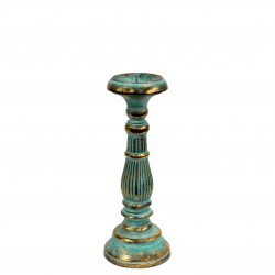 Candelabro Pequeño - Turquois Gold