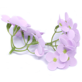 36x Flores de Jabón Manualidades - Jacinto - Lavanda