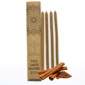 3x Set de 4 varitas de incienso Palo Santo - Canela