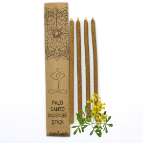 3x Set de 4 varitas de incienso Palo Santo Grande - Ruda