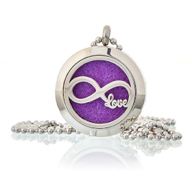 Collares difusores de aromaterapia 25mm - Amor infinito