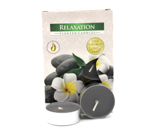 12x Set de 6 Velas de té perfumadas - Relajación