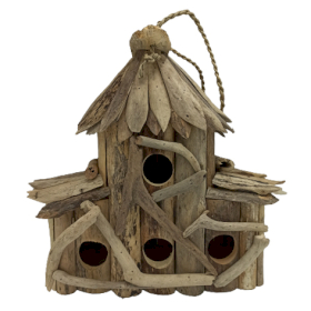 Casa de pájaros de madera - Granja Pequeña