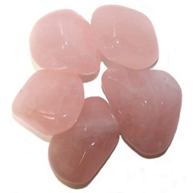 24x Tumble Stone - Cuarzo Rosa M